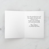 Life Partner Birthday Golden Daisies Bouquet Karte (Innenseite)