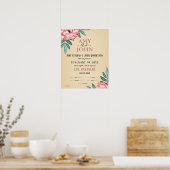 "Life Partners" Liebe Covenant Wedding Certificate Poster (Küche)