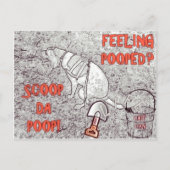 Life Pooper Scooper Postkarte (Vorderseite)