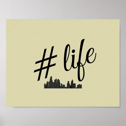 #life poster für stadtliebhaber (Vorne)