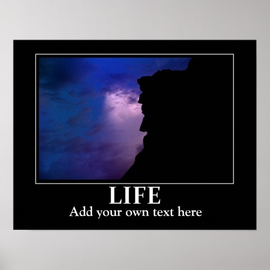 Life Poster Inspiration / Motivation fügen Sie Ihr (Vorne)