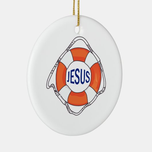 LIFE PRESERVER JESUS KERAMIKORNAMENT (Rechts)