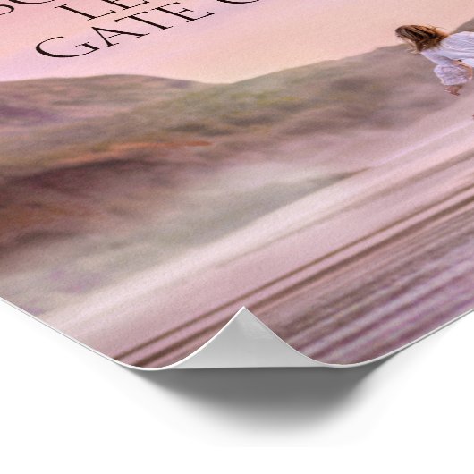 Life Quote Beach Fotoster Poster (Ecke)