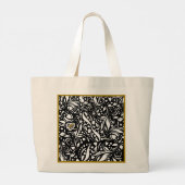 Life Quote Black Jumbo Tasche - Adiela Akoo (Rückseite)