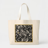 Life Quote Black Jumbo Tasche - Adiela Akoo (Vorne)