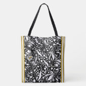 Life Quote Black Paisley Tote - Adiela Akoo Tasche (Rückseite)