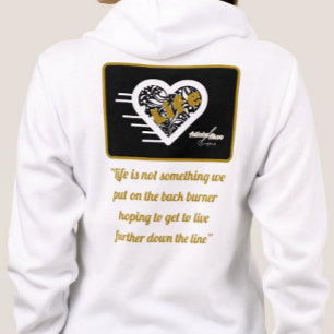 Life Quote Full Zip Hoodie von Poet Adiela Akoo