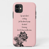Life Quote iPhone 11 Fall Case-Mate iPhone Hülle (Rückseite)