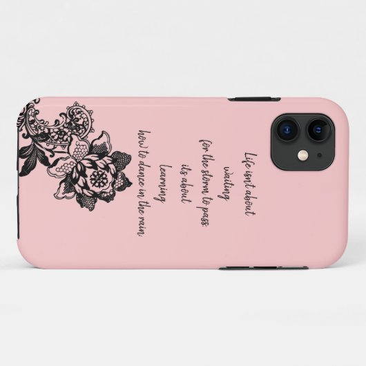 Life Quote iPhone 11 Fall Case-Mate iPhone Hülle (Rückseite (Horizontal))