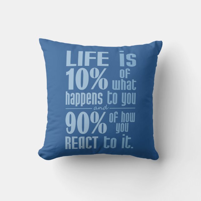 LIFE QUOTE Kissen (Vorderseite)