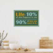LIFE-QUOTE-Plakat Poster (Küche)