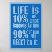LIFE-QUOTE-Plakat Poster (Vorne)