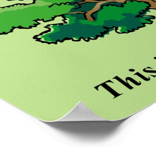 Life Quotes Funny Poster Sign (Ecke)