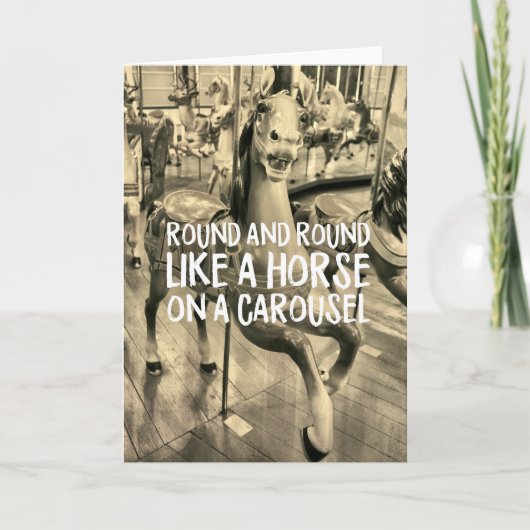 LIFE RIDE Grußkarte Dankeskarte (Vorderseite)