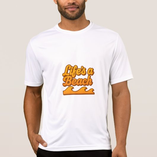 Life’s a Beach – Wave Edition T-Shirt (Vorderseite)