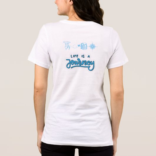Life´s a Journey Tri-Blend Shirt (Rückseite)