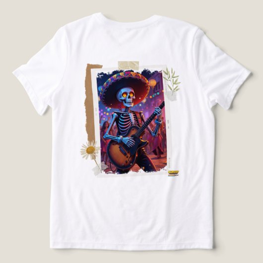 Life´s a party, even after! Tri-Blend shirt (Design Rückseite)