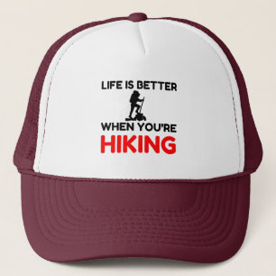 Life’s Better When You’re Hiking Truckerkappe