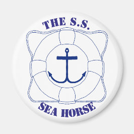 Life Saver & Anchor Magnet (Dunkle Printwerbung)