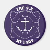 Life Saver & Anchor Magnet (Lite Print) (Vorne)