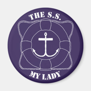 Life Saver & Anchor Magnet (Lite Print)