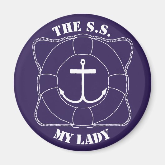 Life Saver & Anchor Magnet (Lite Print) (Vorne)