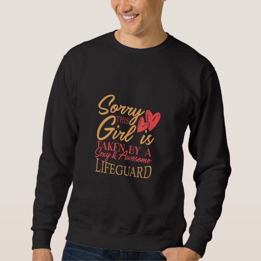Life saver work job  husband  wife  saying  everyd sweatshirt (Vorderseite)