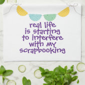 Life & Scrapbooking Teetuch Küche Handtuch (Gefaltet)