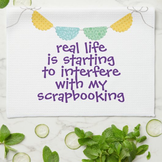 Life & Scrapbooking Teetuch Küche Handtuch (Gefaltet)