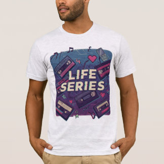 Life Series: Retro Cassette Vibes - 80er/90er T-Shirt