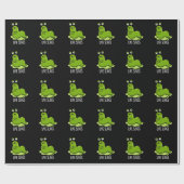 Life Slugs Funny Animal Pub Dark BG Geschenkpapier (Flach)
