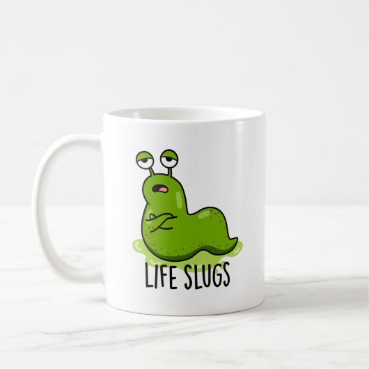 Life Slugs Funny Animal Pub Kaffeetasse (Links)