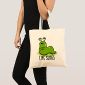 Life Slugs Funny Animal Pub Tragetasche (Vorderseite (Produkt))