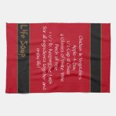 Life Soup Kitchen Handtuch Doppelstreifen (Horizontal)