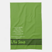 Life Soup Küchentuch (Vertikal)