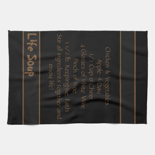 Life Soup Küchentuch (Horizontal)