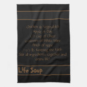 Life Soup Küchentuch (Vertikal)