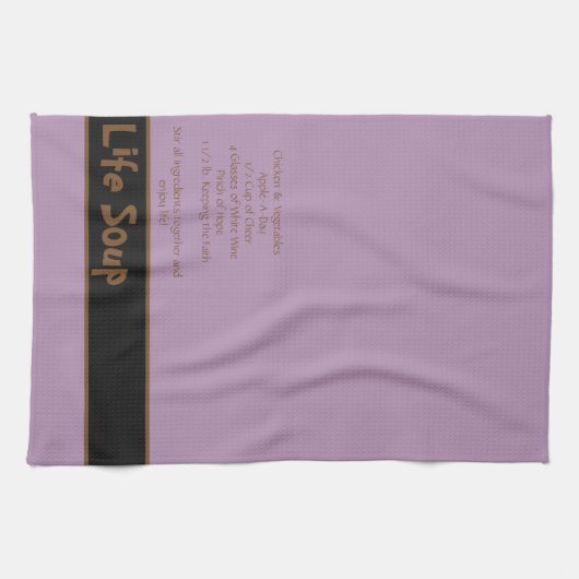 Life Soup Küchentuch (Horizontal)