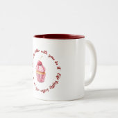 Life Tastes Better with You |Cute Love Quote Mug Zweifarbige Tasse (VorderseiteRechts)