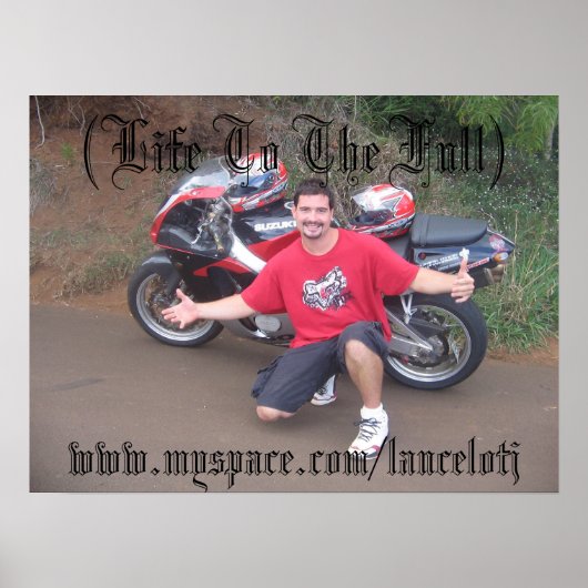 (Life to Full) Poster, Lancelot Johnson Poster (Vorne)