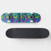 LIFE TUNE SKATEBOARD DESIGN VON KÜNSTLER PAULA REI (Horizontal)