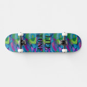 LIFE TUNE SKATEBOARD DESIGN VON KÜNSTLER PAULA REI (Horizontal)