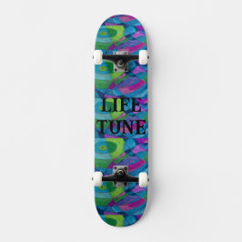 LIFE TUNE SKATEBOARD DESIGN VON KÜNSTLER PAULA REI