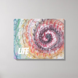 LIFE WALL ART DRINT VON KÜNSTLER PAULA REILLY. LEINWANDDRUCK