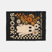 Life Without Jesus Is Soky Floral Christian Hallow Fleecedecke (Vorderseite (Horizontal))