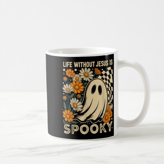 Life Without Jesus Is Soky Floral Christian Hallow Kaffeetasse (Rechts)