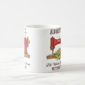 Life Would Be Boring Without Me Tailor Sewing Love Kaffeetasse (Mittel)