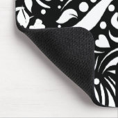 Life Zitat Black Mouse Pad von Poet Adiela Akoo Mousepad (Ecke)