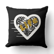 Life Zitat Black Throw Kissen von Poet Adiela Akoo