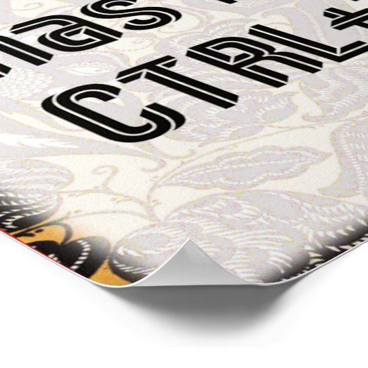 Life Zitat dekorativ Poster (Ecke)